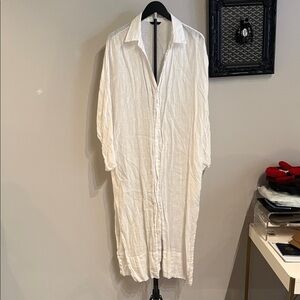 Massimo Dutti White Maxi Dress